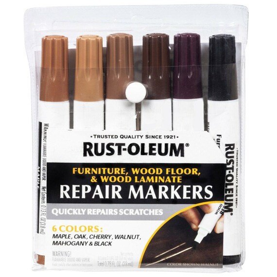 Wood Repair Markers 6 Pack
