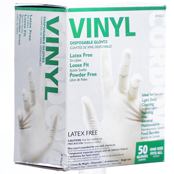 Latex And Powder Free Disopable Glove 50 Ct One Size Fits All