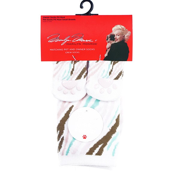 Matching Socks For Owner And Pet Stripes - Sm Pet Socks Osfm Owner Crew Socks