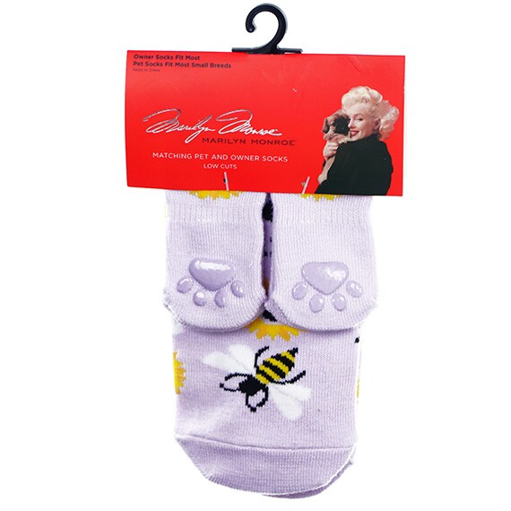Matching Socks For Owner And Pet Honey Bee - Sm Pet Socks Osfm Owner Low Cut Socks