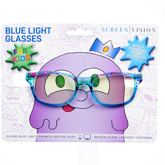 Screen Vision Youth Blue Floral Oval PP $19.99