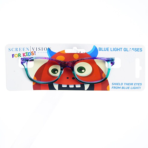 Screen Vision Youth Blue Floral Oval PP $19.99