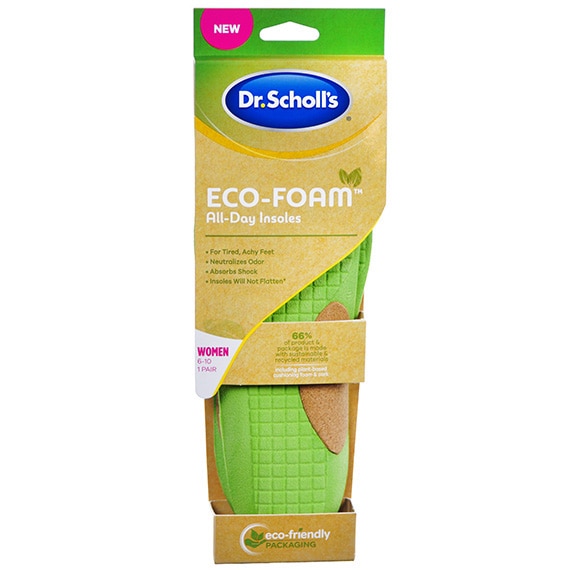 Dr. Scholl's s Eco-Foam Insole Womens 6-10 RSA
