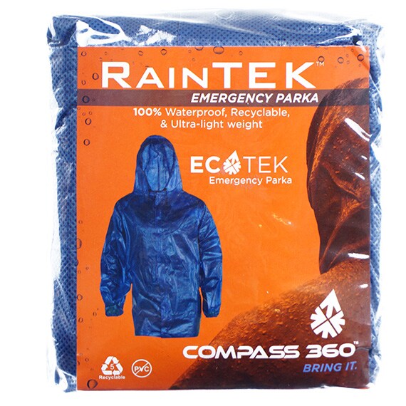 Emergency Rain Parka XL/2X - Blue