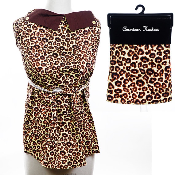 American Hostess Leopard Print Apron