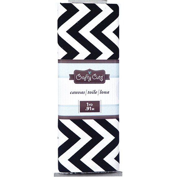 Chevron,Black,Print, Canvas 36 X 43 In 43/44