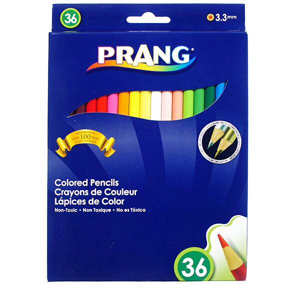 Prang Colored Pencils 3.3 Ml 36 Bright Colors