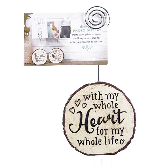 Wood Block Photo Holder PP $9.99