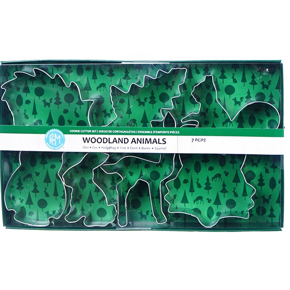 Woodland Animals 7PC Cookie Cutter Set