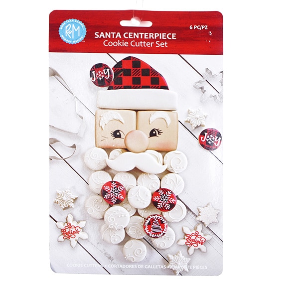 Santa Centerpiece 6PC Cookie Cutter Set