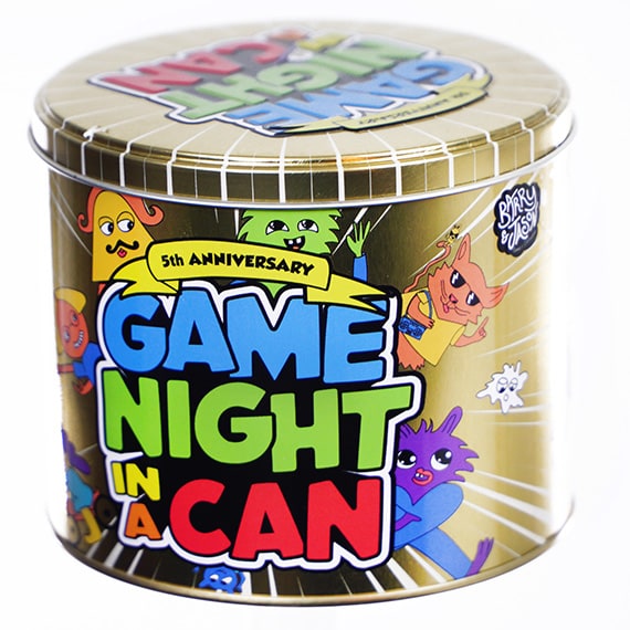 Game Night In A Can 5Th Anniversary Ages 7+