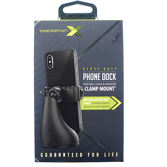Heavy Duty Phone Dock Portable Dash+Window Mount