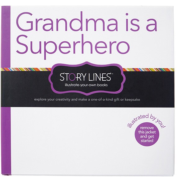 Book - Grandma Is A Superhero - Draw The Illustrations