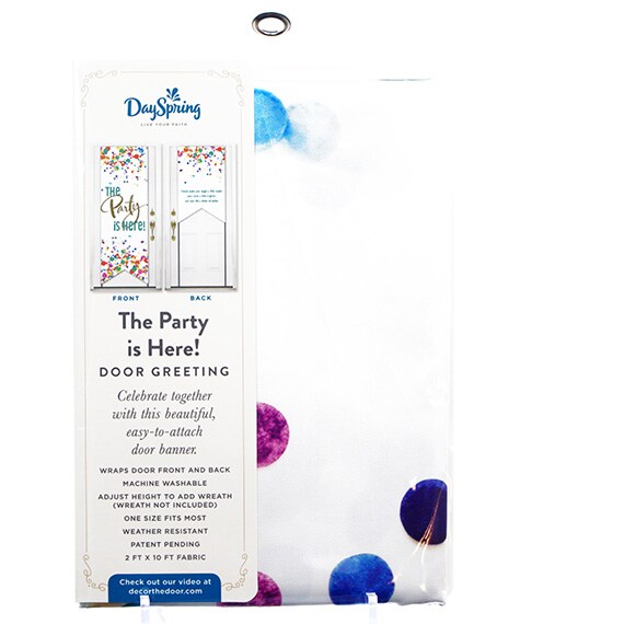 Door Banner Celebrate 2'x10' Fabric