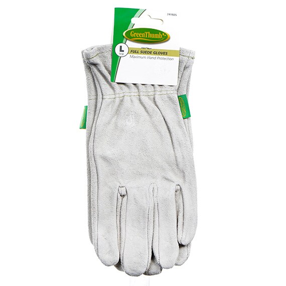 Green Thumb Full Suede Leather Palm- LG