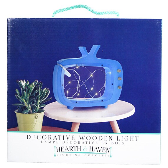 Wooden Decorative Lights - TV