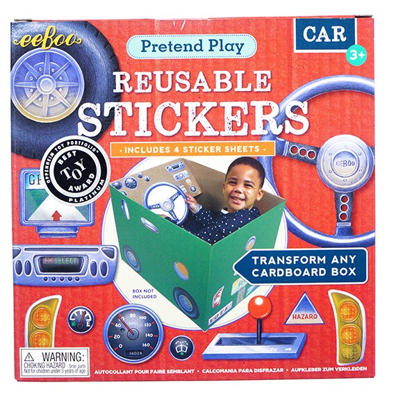 eeBoo Pretend Play Stickers Car