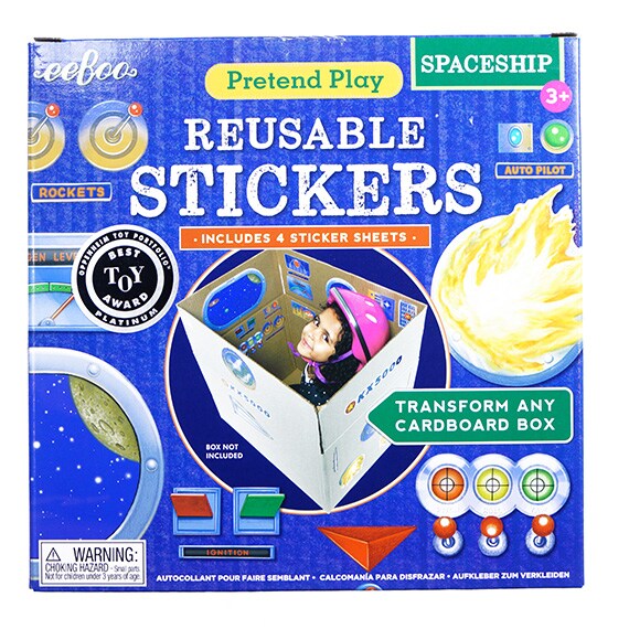 Spaceship Pretend Play Stickers -RSA