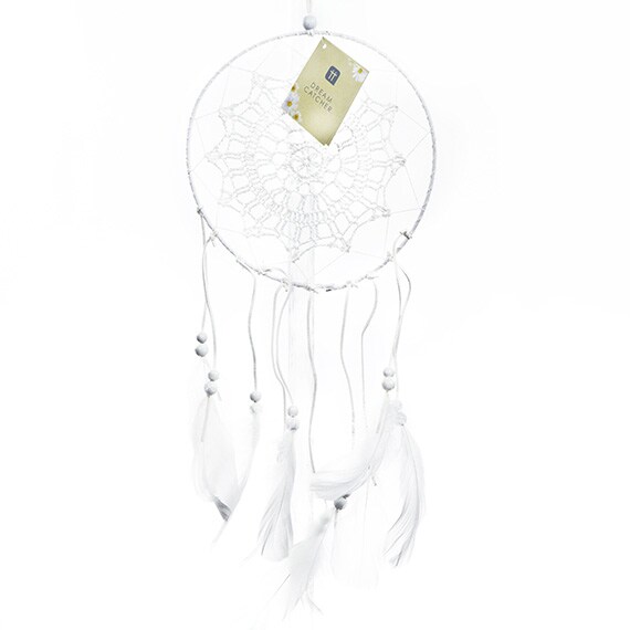 Boho Bride Dream Catcher, White