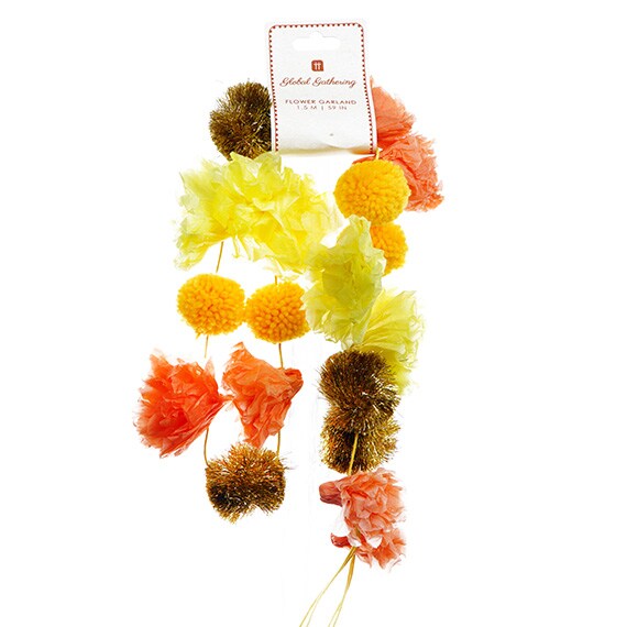 Boho Spice Pom Pom Garland