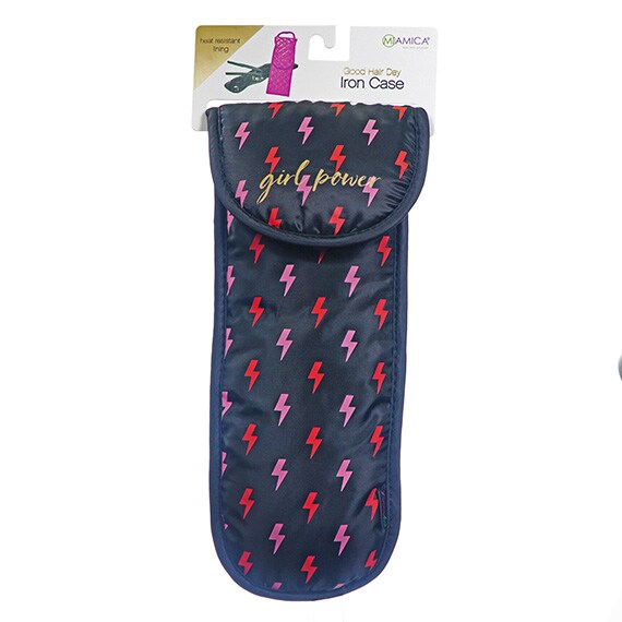 Hair Iron Case w/Heat-Resistant Lining - Girl Power
