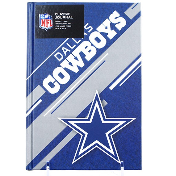 Classic Journal Dallas Cowboys, Hard Cvr, 148 Lined Pgs., 6
