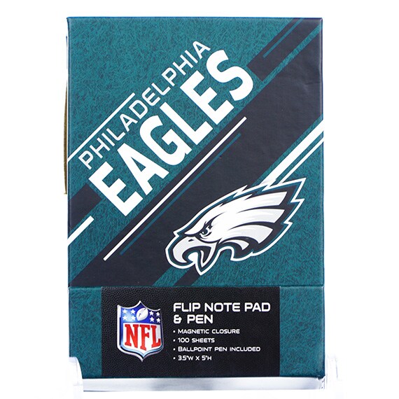 Flip Note Pad & Pen Set Philadelphia Eagles, 100 Pgs., 3.5