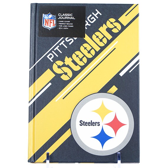 Classic Journal - Pittsburgh Steelers, Hard Cvr, 148 Lined Pgs., 6