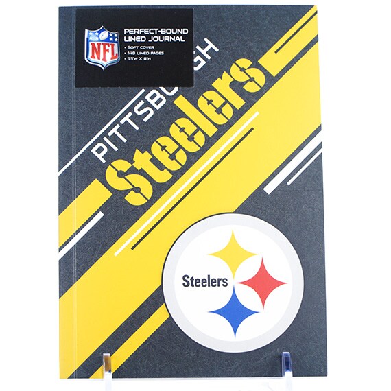 Perfect Bound Journal - Pittsburgh Steelers, 148 Lined Pgs., 5.5
