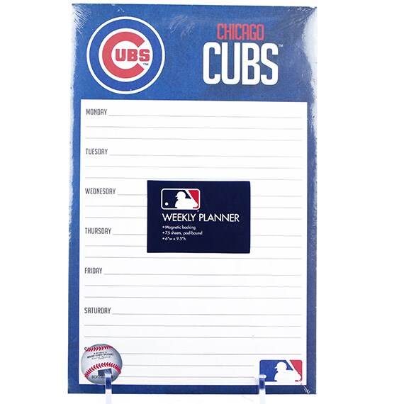 Weekly Planner Chicago Cubs, Magnetic 75 Pgs., 6