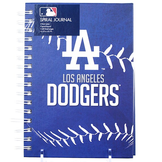 Spiral Journal - LA Dodgers, Hard Cvr, 240 Lined Pgs., 6.5