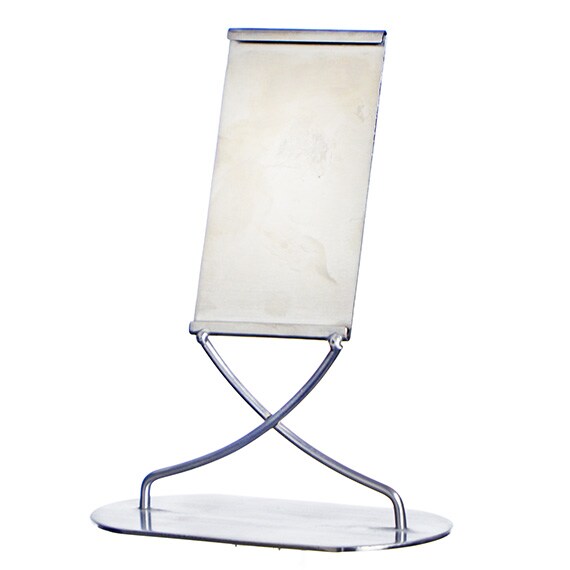 Table Craft Verticle Card Holder Stainless Steel (18-8)