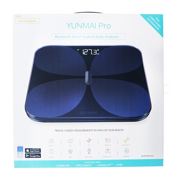 Yunmai M1806 Pro Bluetooth Smart Scale & Body Analyzer Black