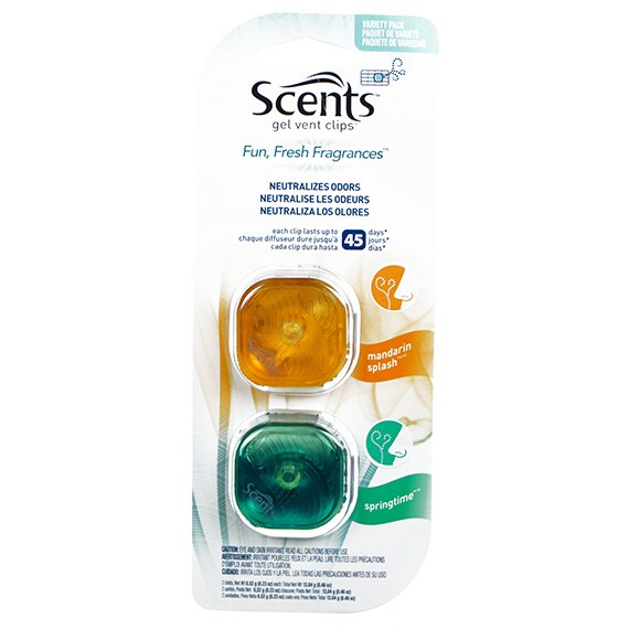 Ac Scents Vent Gel Spring Mandarin 2Pk