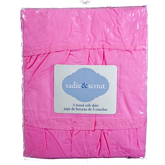 Sadie & Scout You'Re So Sweet Pink Dust Ruffle