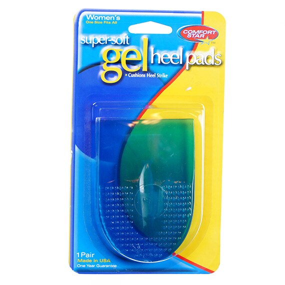 Gel Heel Pads Women/Blue One Size Fits All