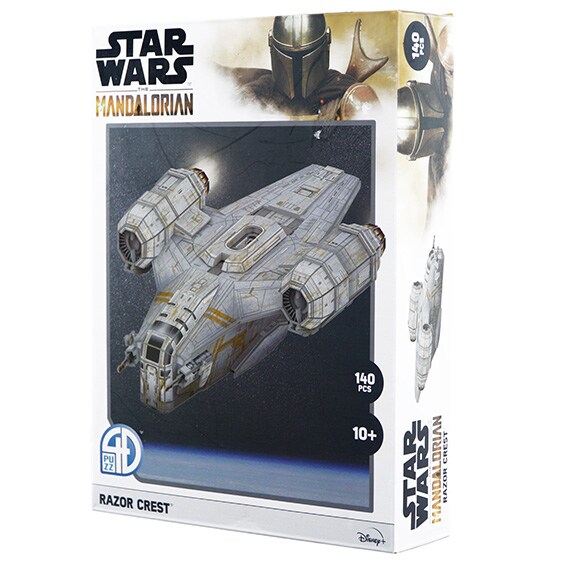 Mandalorian Razor Crest 4D Paper Model Kit 140 PCS