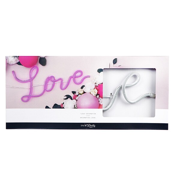 Sign Neon Love, 9”x19.5”
