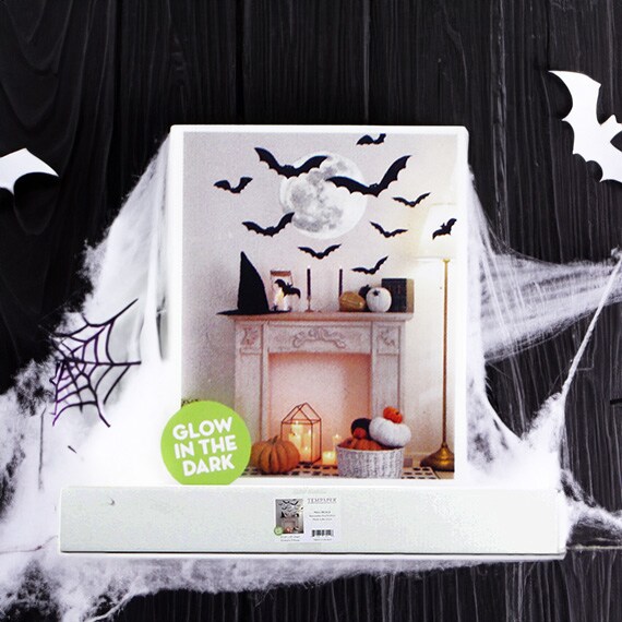 Halloween Decals Flying Bats Wall Decal 26 X 39 Glow In The Dark