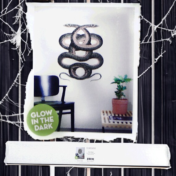 Halloween Decals Twin Serpents Wall Decal 26 X 39 Glow In The Dark
