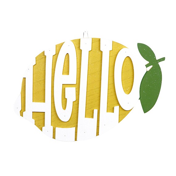 Hello Lemon Sign, 9.75