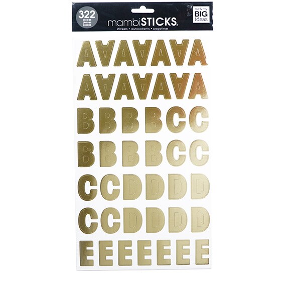 Avgarde Med Chevron Kraft 10 Sticker Sheets