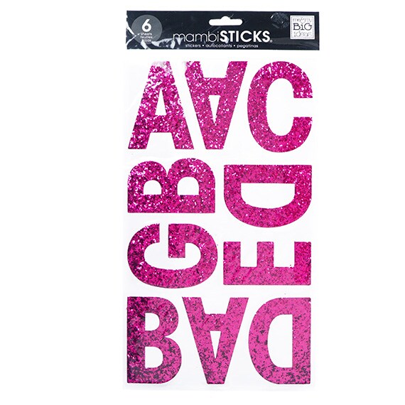 Avaberry Chunky Glitter 6 Sticker Sheets