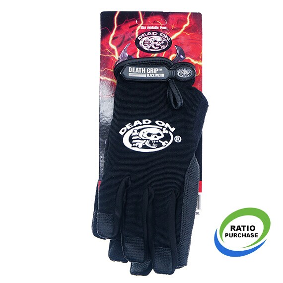 Glove XL Dead On Black WIdow Death Grip CS PK 72