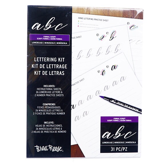 Lettering Kit Formal Script 31Pc CS PK 36
