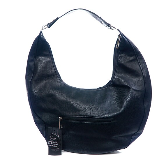 Purse With Rfid Protected Card Holders Black