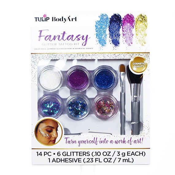 Glitter Tattoo Fantasy 14PC Kit