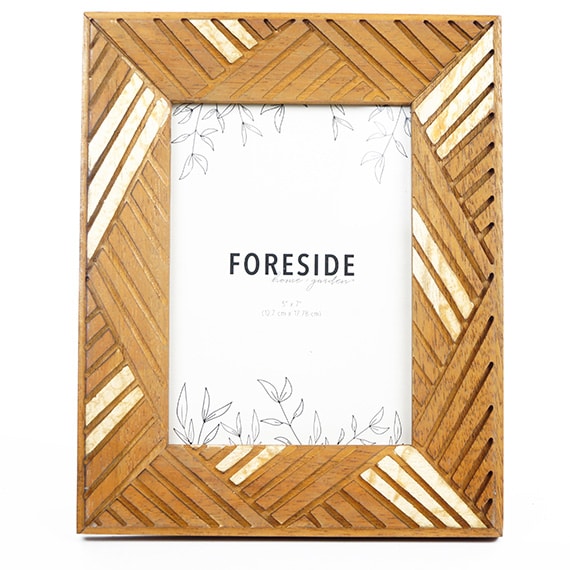 5X7 Luana Carved Wood Photo Frame