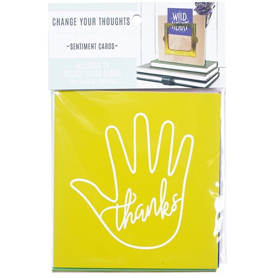 Change Your Thoughts Cards - Thanks -12Pk