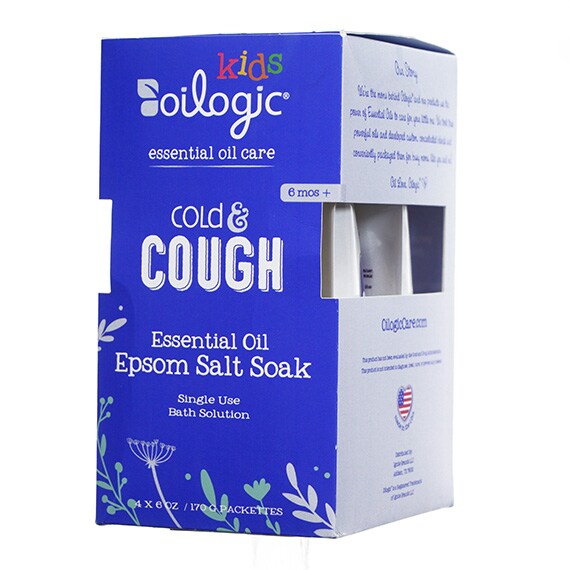 Oilogic Cold & Cough Essential Oil Epsom Salt 4Pack